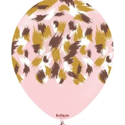 Premium Latexballonger Safari Savanna Lyserosa