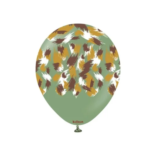 Premium Latexballonger Safari Savanna Eukalyptus
