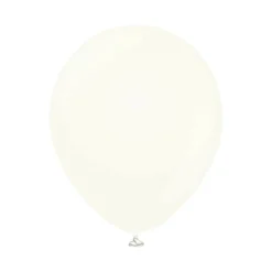 Premium Mellomstore Latexballonger Retro Hvit