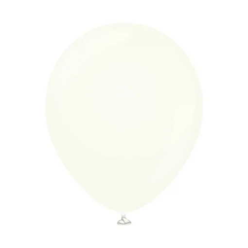 Premium Mellomstore Latexballonger Retro Hvit