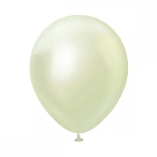 Premium Mellomstore Latexballonger Krom Grønn Gull