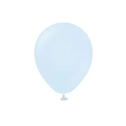 Premium Mini Latexballonger Makron Babyblå