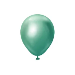 Premium Mini Latexballonger Krom Grønn