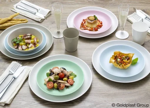 Premium Plasttallerkener Grønn