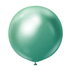 Premium Store Latexballonger Krom Grønn