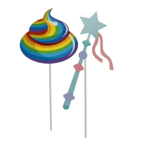 Pride Enhjørning Selfie Props