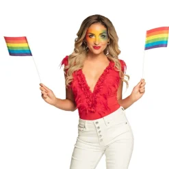 Pride Flagg på Pinne Regnbue