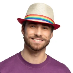 Pride Stråhatt Regnbue