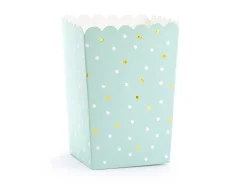 Prikkete Popcornbegre Mintgrønn