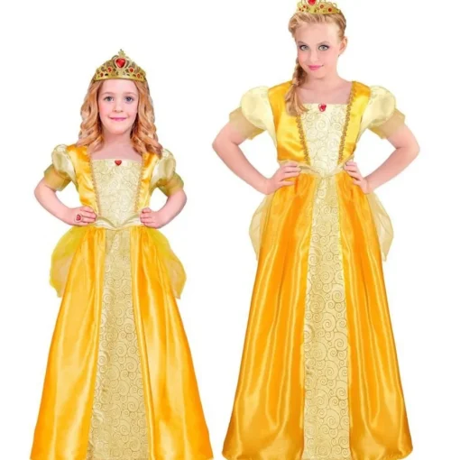Prinsesse Barnekostyme Gul