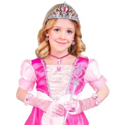 Prinsesse Tilbehørssett Barn Lyserosa