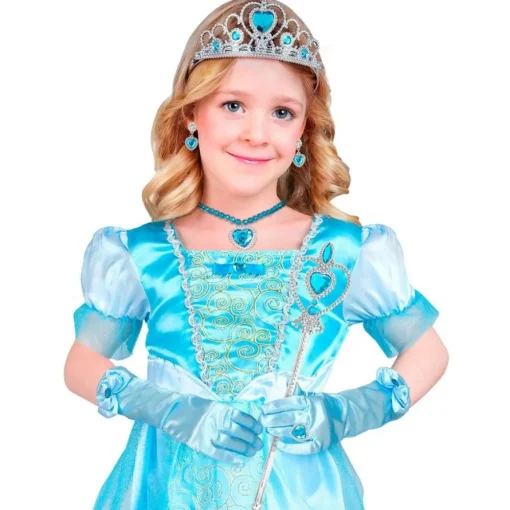 Prinsesse Tilbehørssett Barn Lyseblå