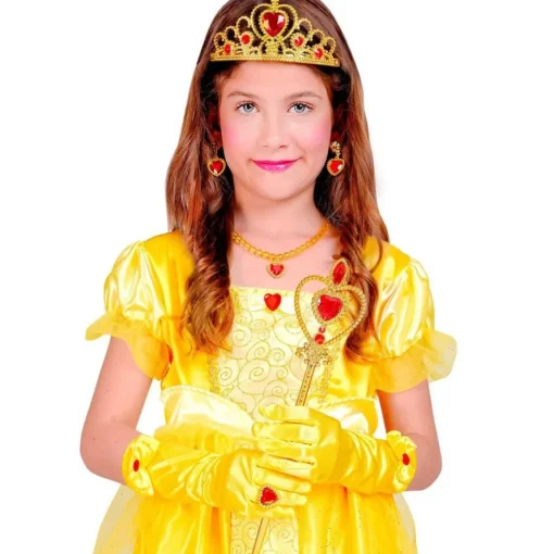 Prinsesse Tilbehørssett Barn Gul og Gull