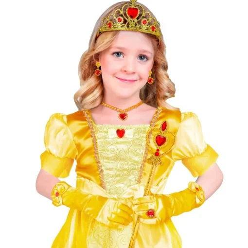 Prinsesse Tilbehørssett Barn Gul og Gull