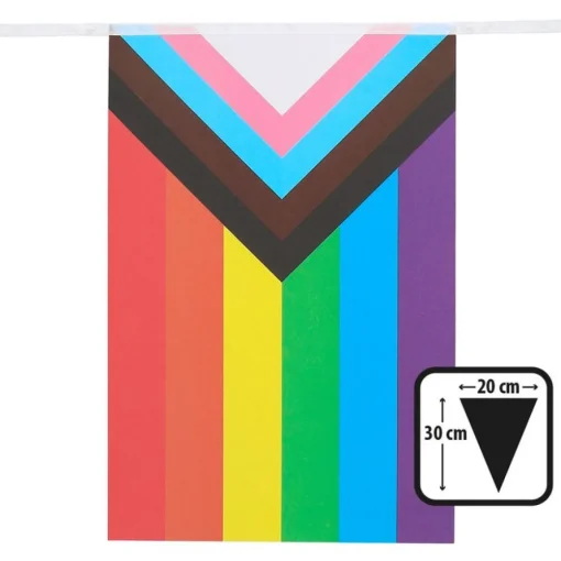 Progress Pride Flaggbanner