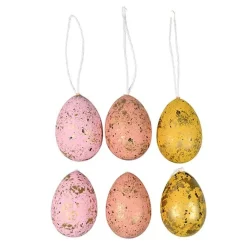 Påskeegg Lyserosa og Gul