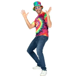 Psykedelisk Tie Dye T-skjorte