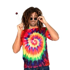 Psykedelisk Tie Dye T-skjorte