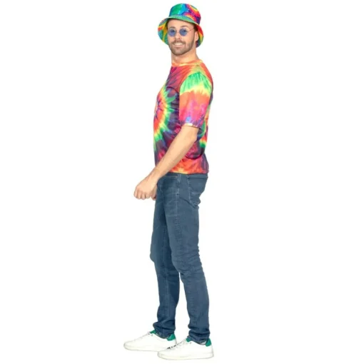 Psykedelisk Tie Dye T-skjorte