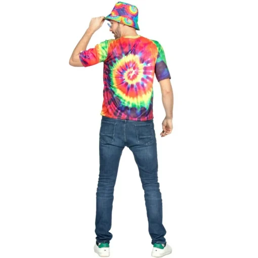 Psykedelisk Tie Dye T-skjorte