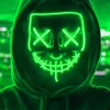 Purge LED Maske Grønn