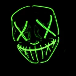 Purge LED Maske Grønn