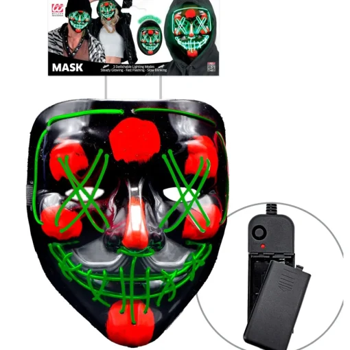 Purge LED Maske Grønn