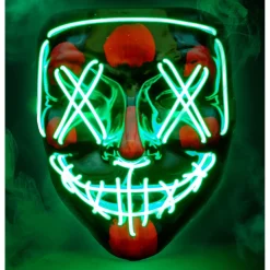 Purge LED Maske Grønn