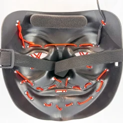 Purge LED Maske Rød