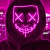 Purge LED Maske Rosa