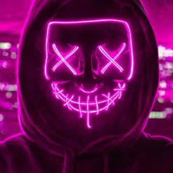 Purge LED Maske Rosa
