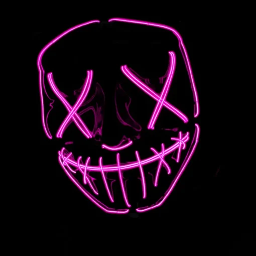 Purge LED Maske Rosa