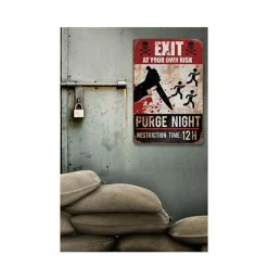 Purge Night Skilt