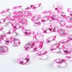 Pynte Diamanter Lyserosa Glassklar
