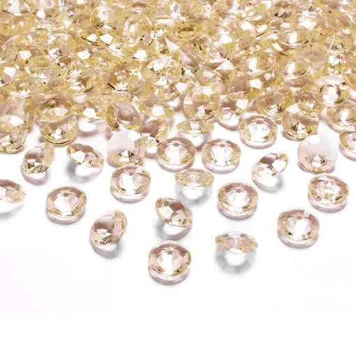 Pynte Diamanter Oransje Glassklar