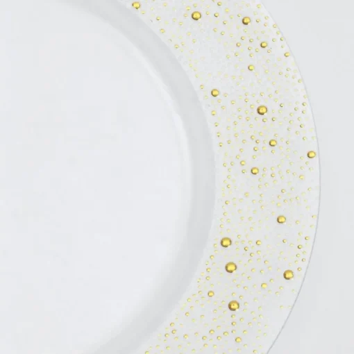 Pyntetallerken Gullglitter