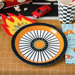 Racing Bilhjul Papptallerken