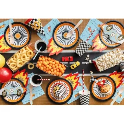 Racing Bilhjul Papptallerken