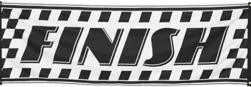 Racing Finish Banner