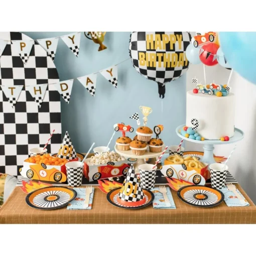 Racing Happy Birthday Folieballong