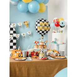 Racing Happy Birthday Folieballong