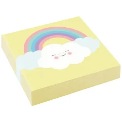 Rainbow And Cloud Servietter Gul