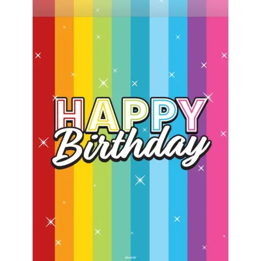 Rainbow Birthday Gaveposer