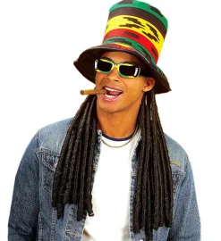 Rastahatt med Dreadlocks