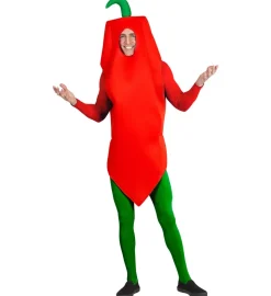 Rød Chili Kostyme
