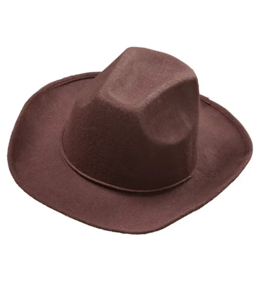 Realistisk Cowboy Hatt Brun