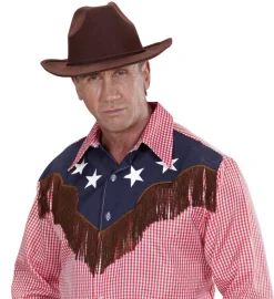 Realistisk Cowboy Hatt Brun