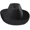 Realistisk Cowboy Hatt Svart
