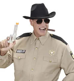 Realistisk Cowboy Hatt Svart