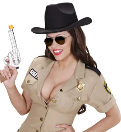 Realistisk Cowboy Hatt Svart